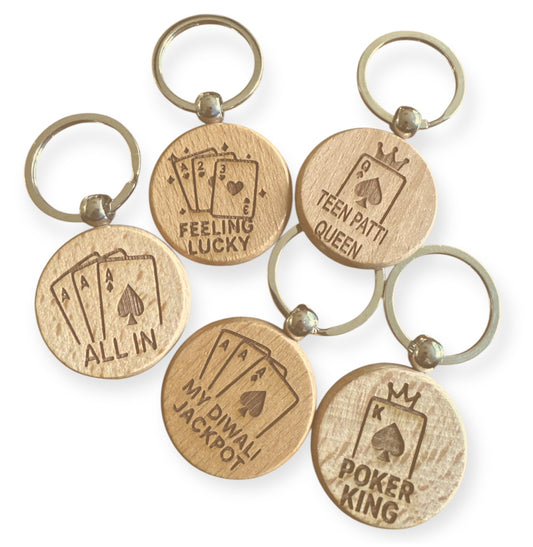 Lucky Charms for Diwali – Keychain Favor Pack (Set of 5)