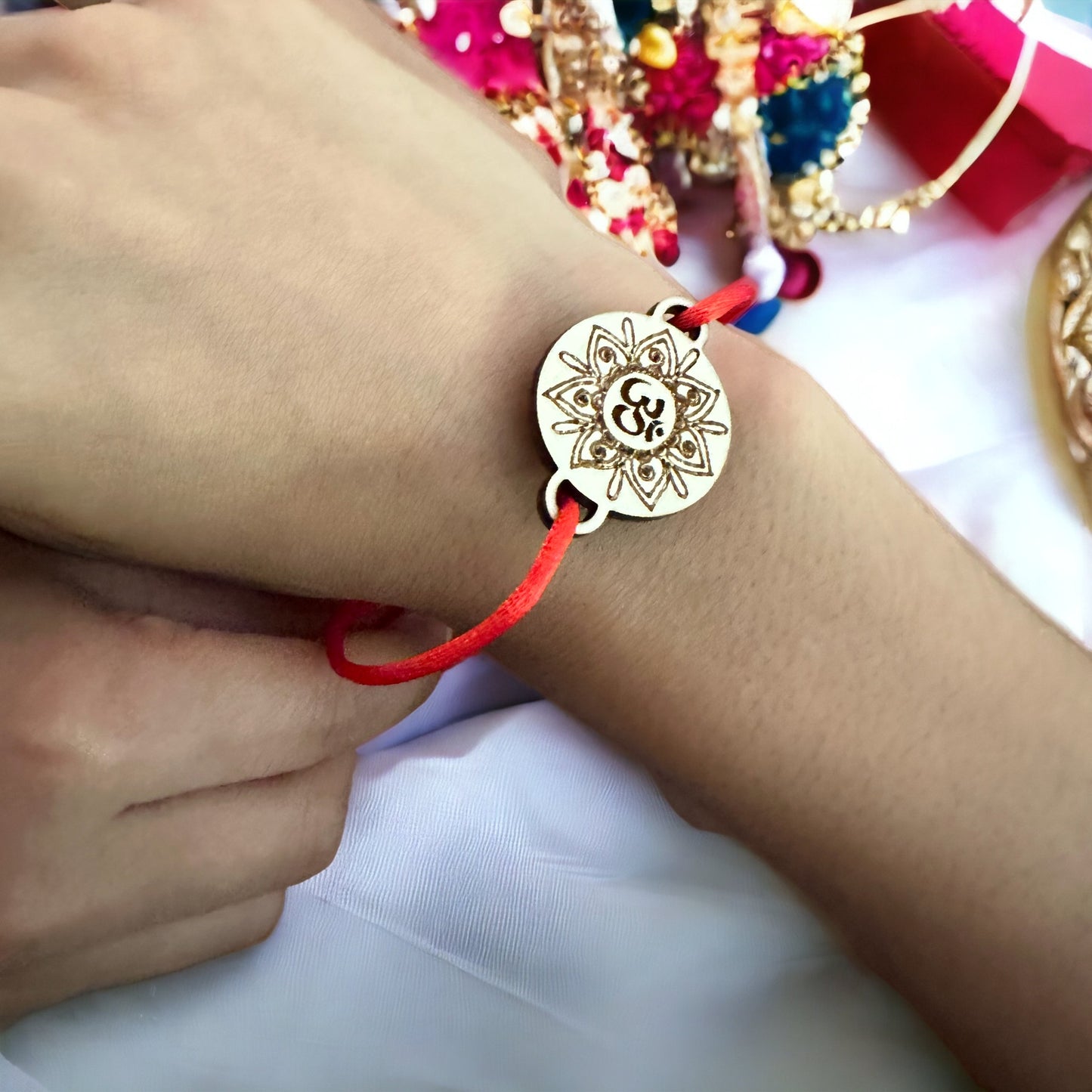 ForeverTies- Rakhi Mandala with an Initial