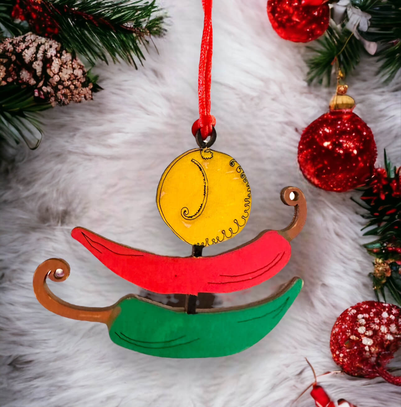 Nimbu Mirchi Nazar Ornament Tinted Heritage
