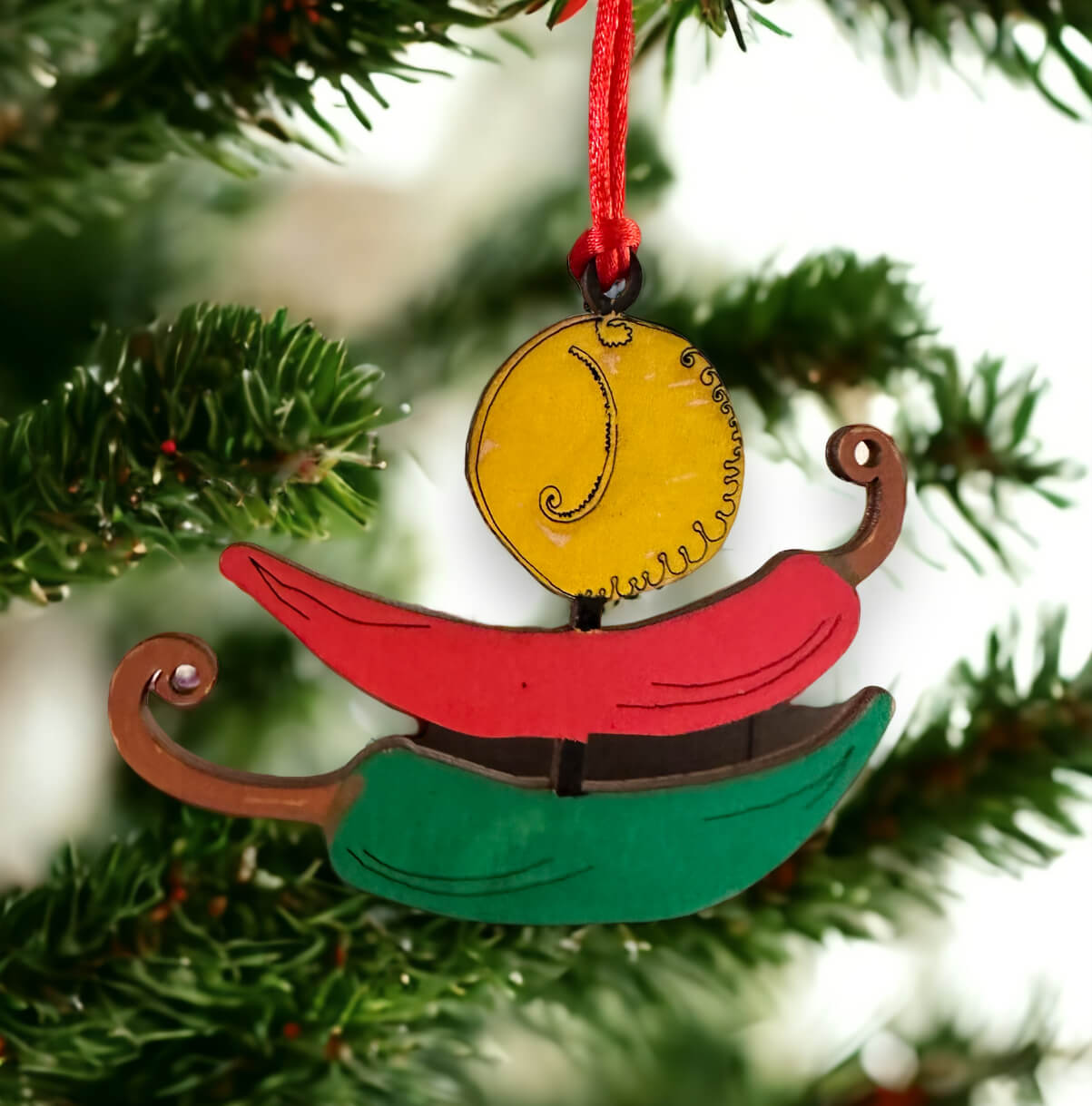 Nimbu Mirchi Nazar Ornament Tinted Heritage