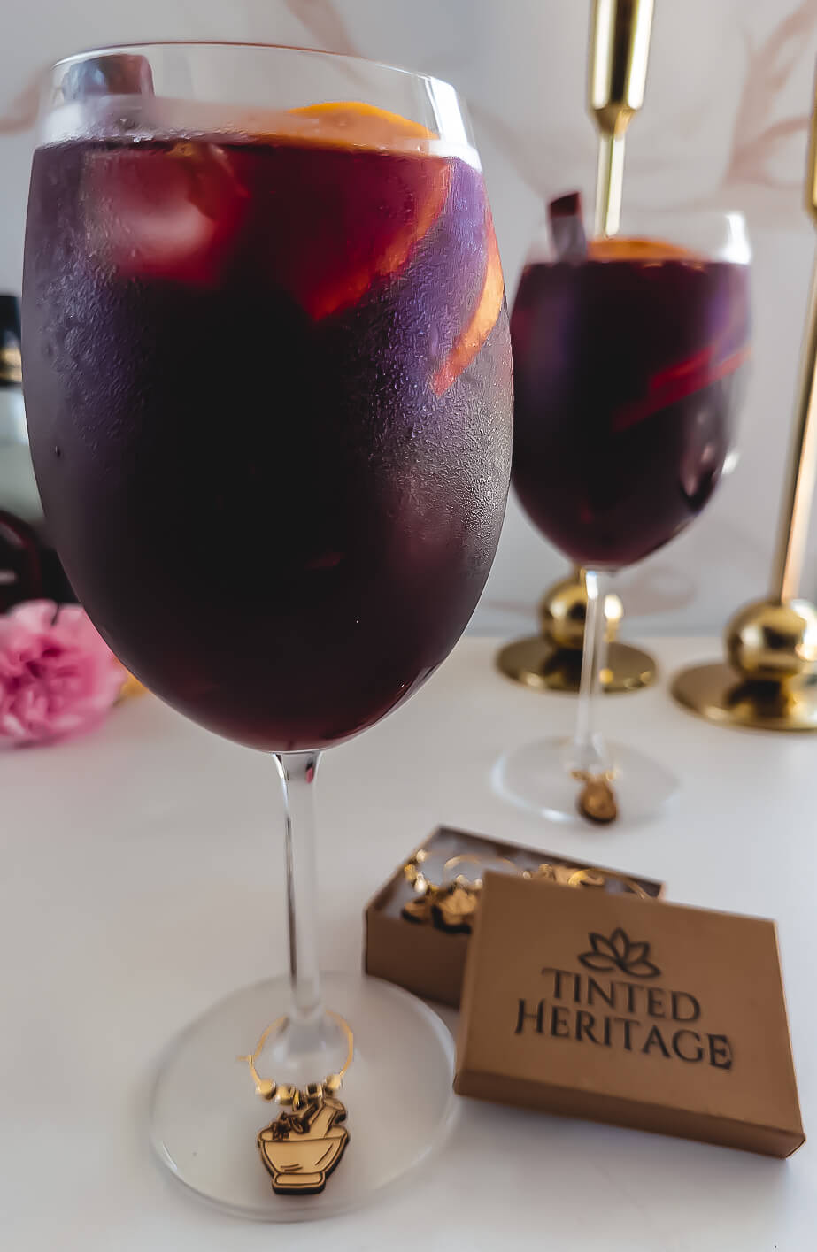 Indian-Inspired Wine Charm Set