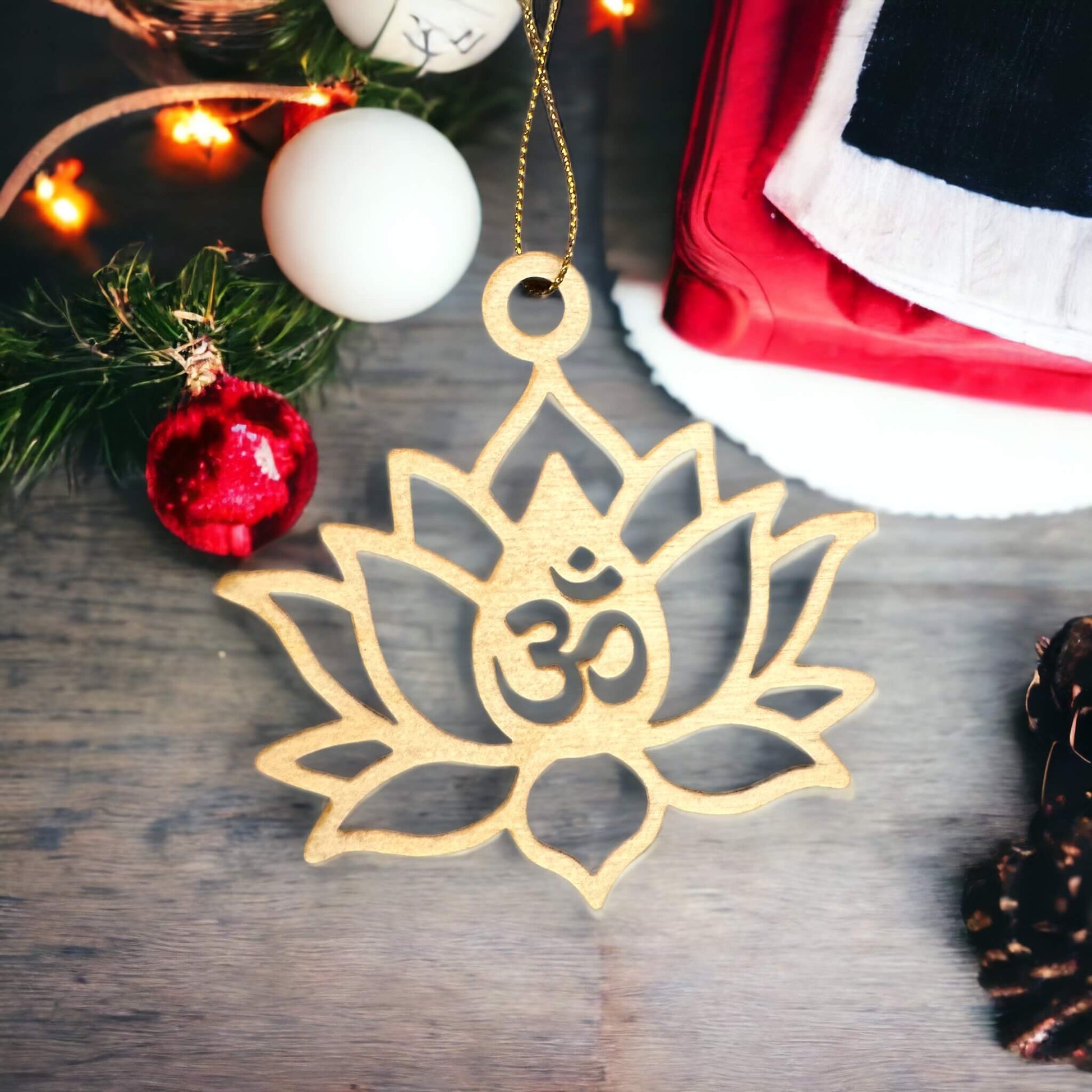 Om Lotus Ornament Tinted Heritage