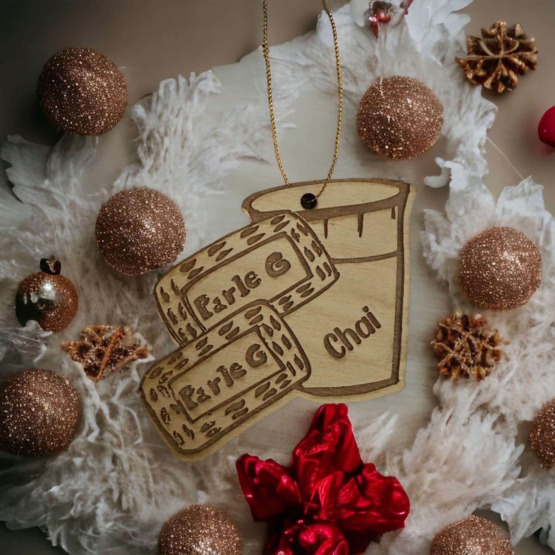 Parle G & Chai Ornament Tinted Heritage