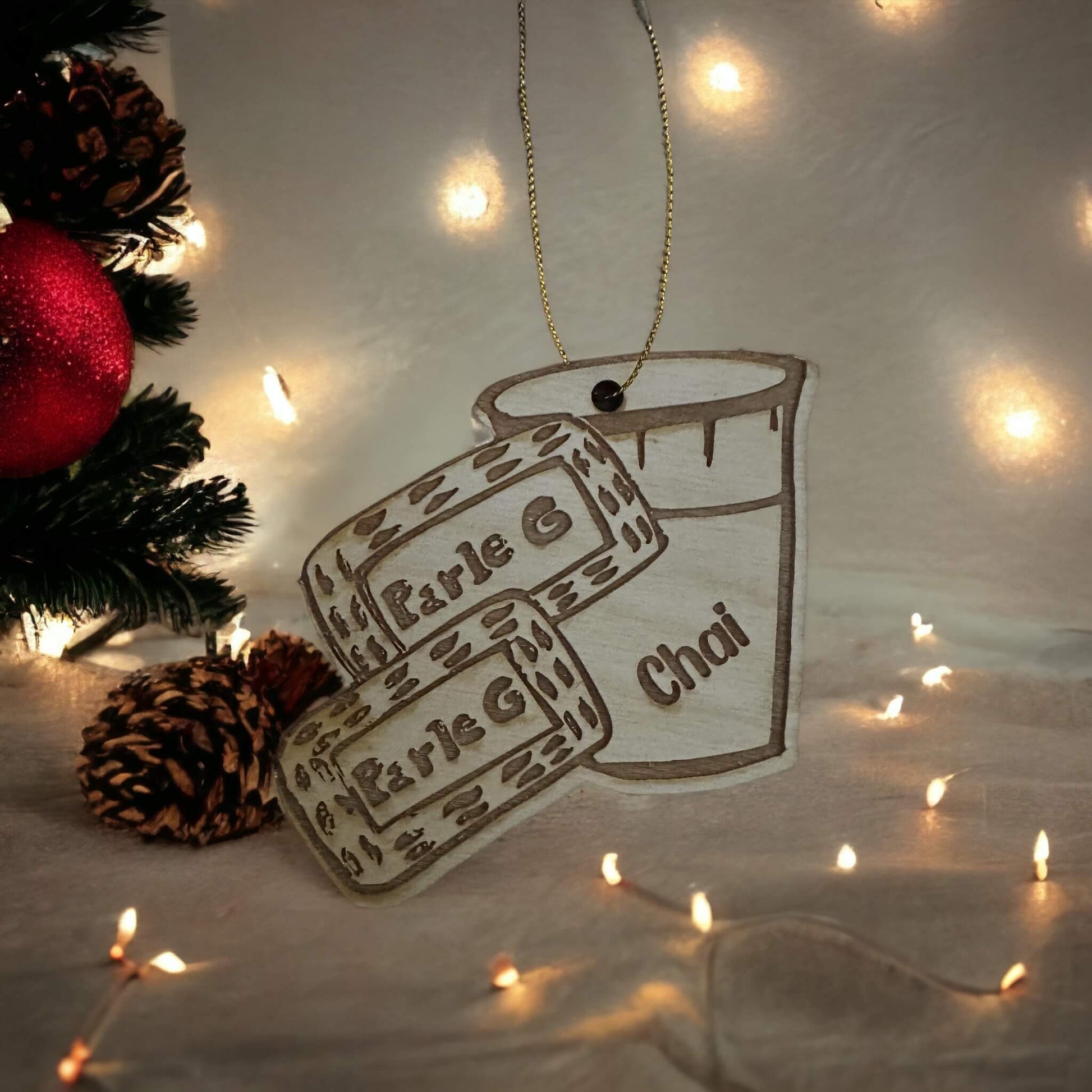 Parle G & Chai Ornament Tinted Heritage
