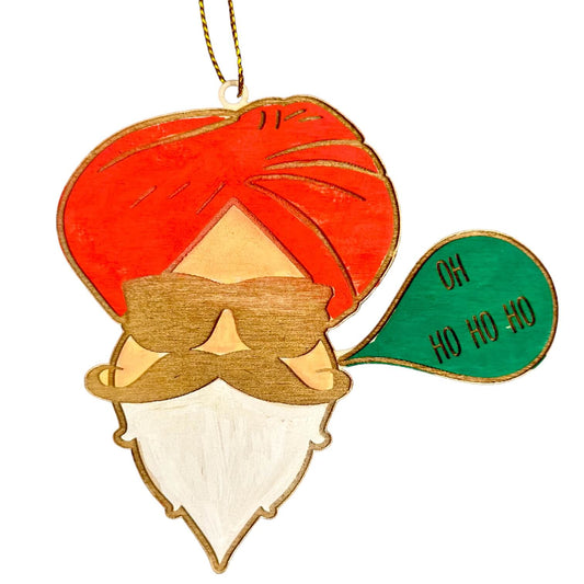 Sardarji Santa Ornament Tinted Heritage