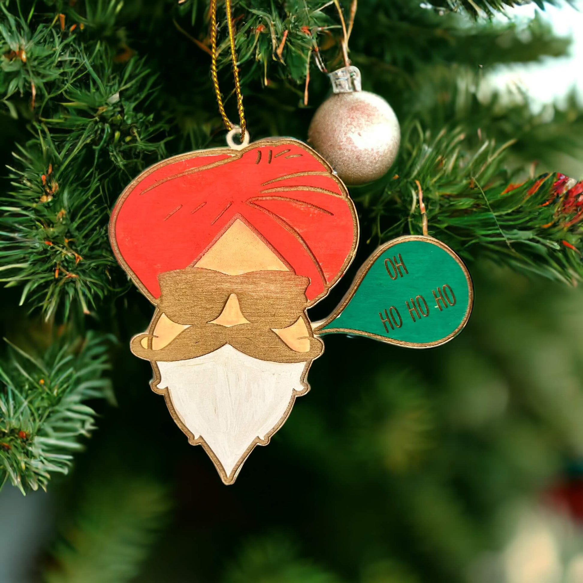 Sardarji Santa Ornament Tinted Heritage