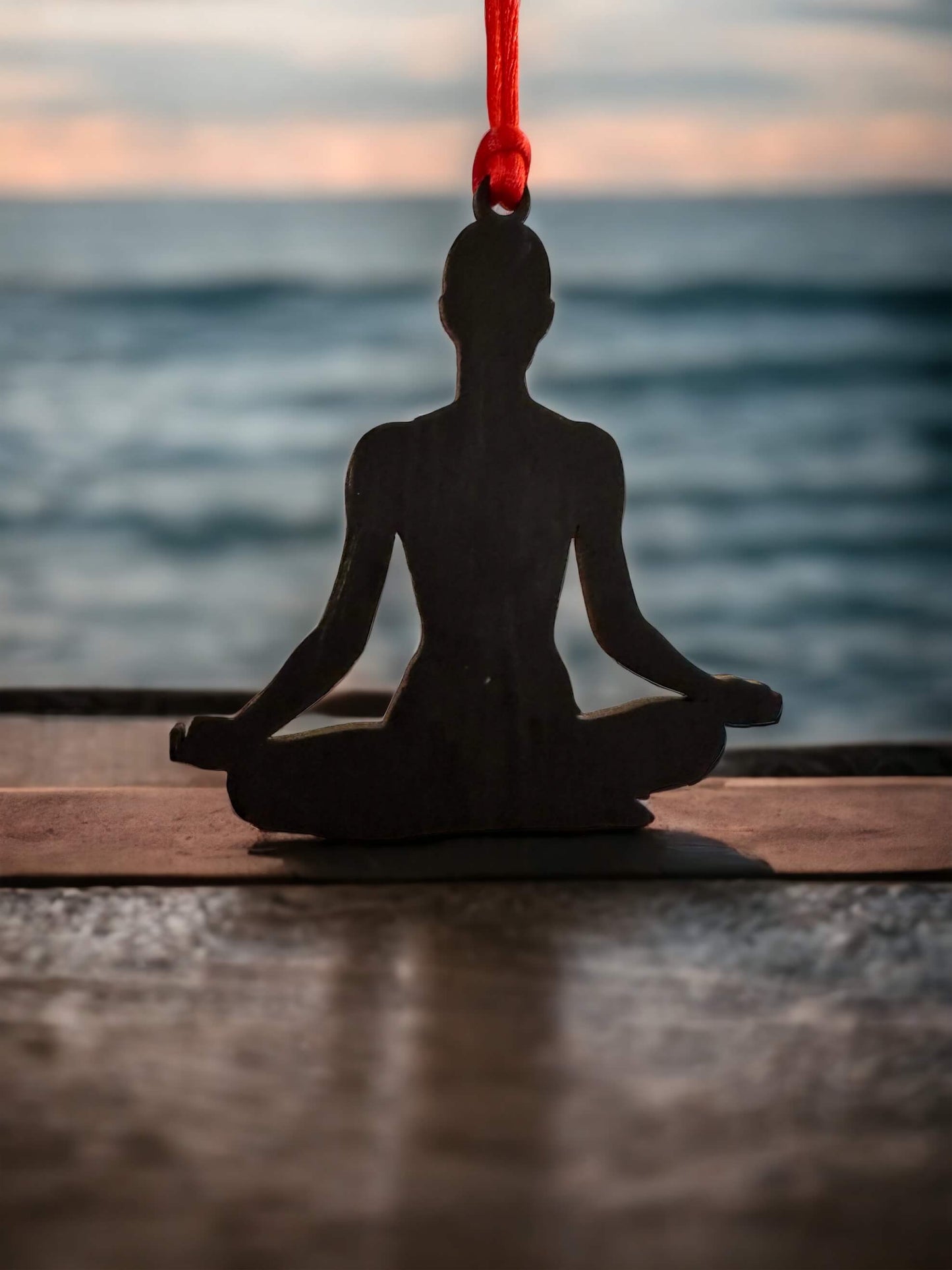Yoga Meditation Ornament Tinted Heritage