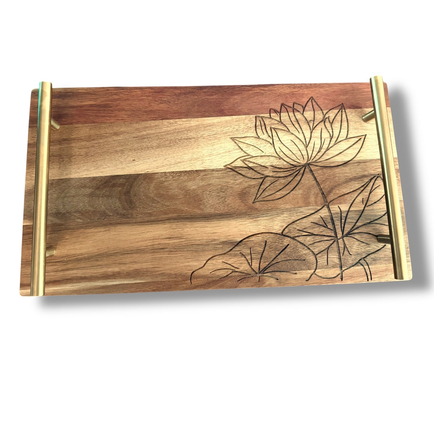 Pichwai Lotus Serving Tray
