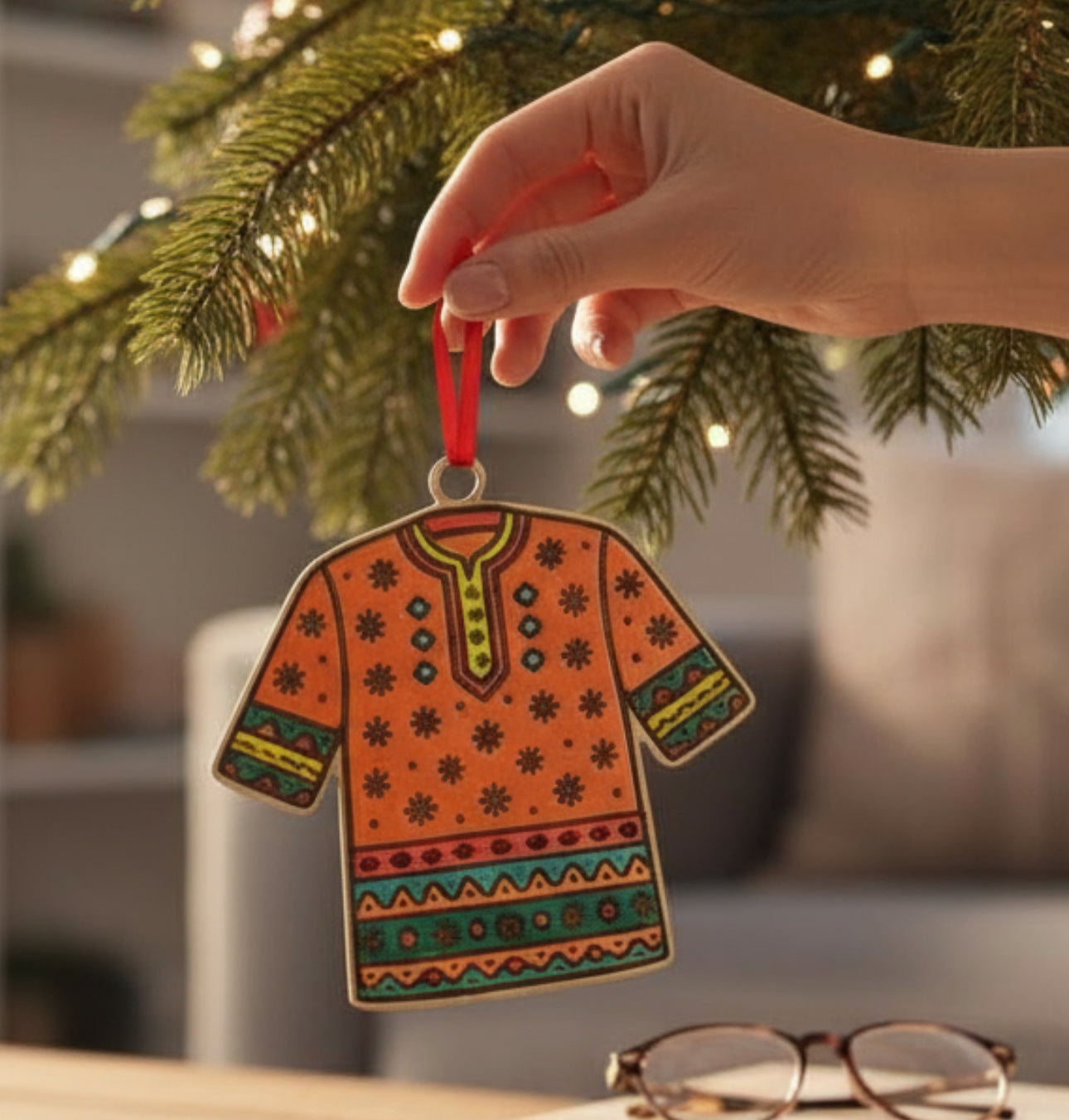 Not-So-Ugly Kurta Sweater Ornament
