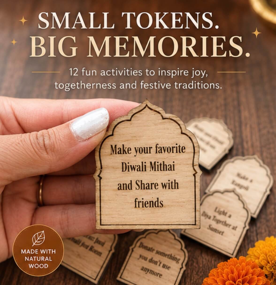 Make your favorite Diwali mithai token