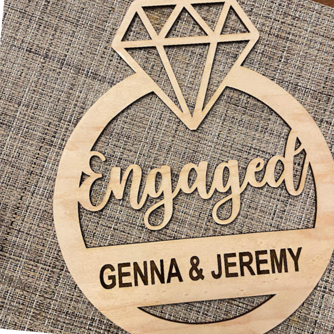 Engagement Sign Tinted Heritage