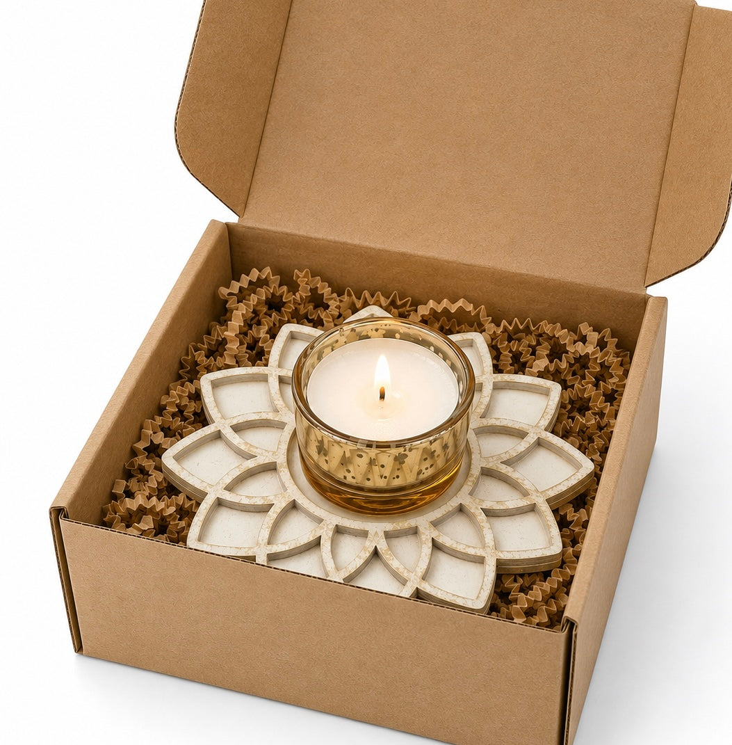 Rangoli Glow Candle Holder
