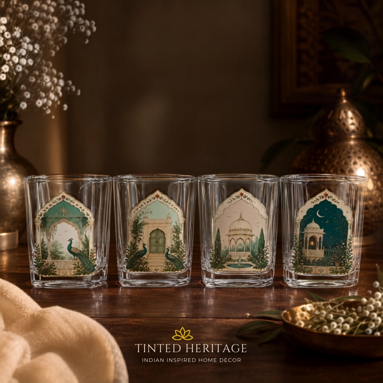 Palace Garden Mini Glasses | Set of 4