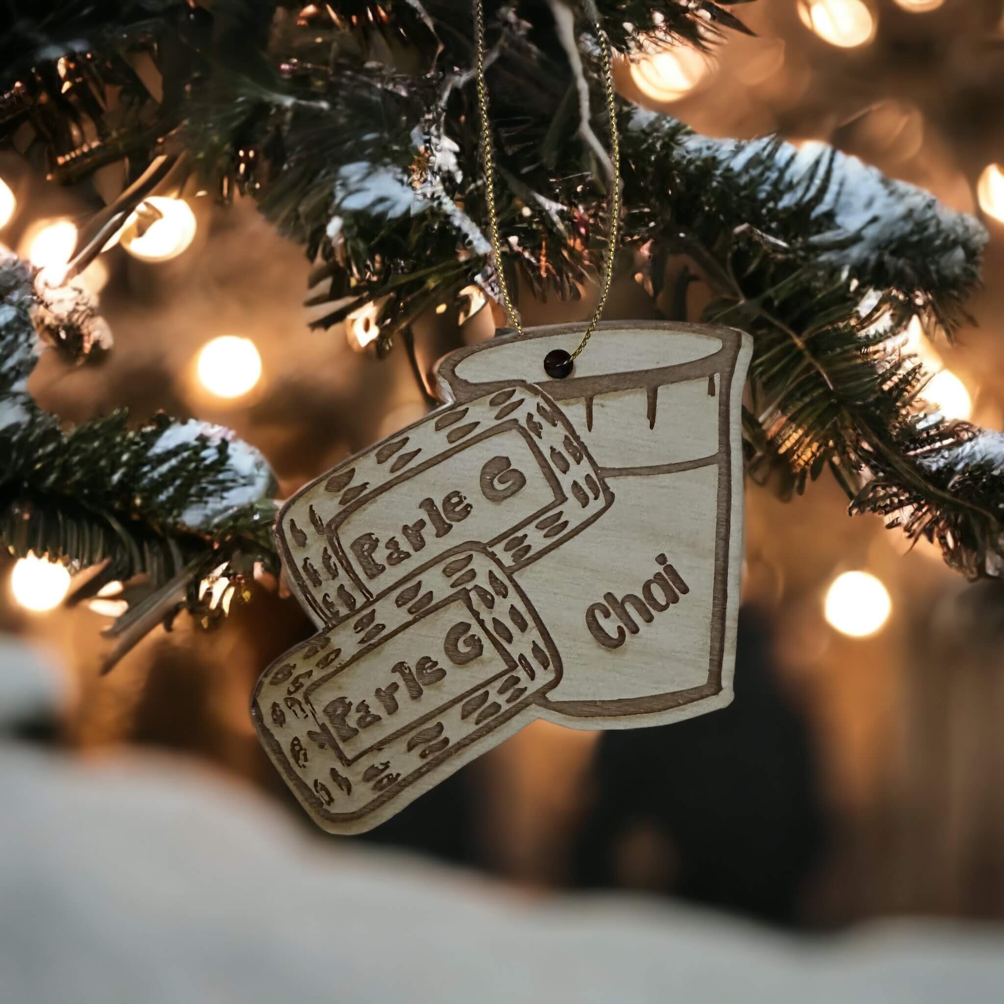 Parle G & Chai Ornament Tinted Heritage