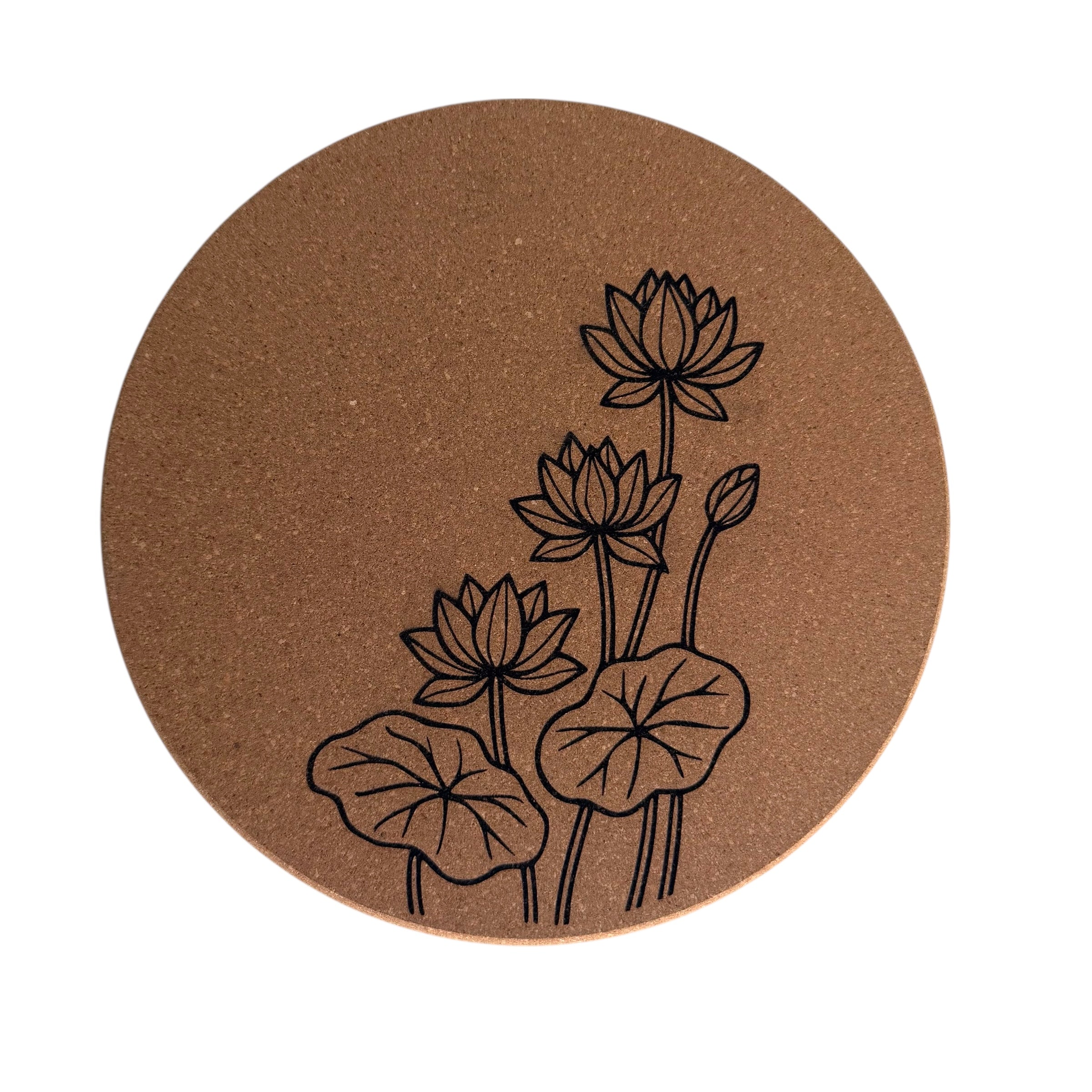 Pichwai Lotus Trivet | Modern Indian Table Accent – Tinted Heritage