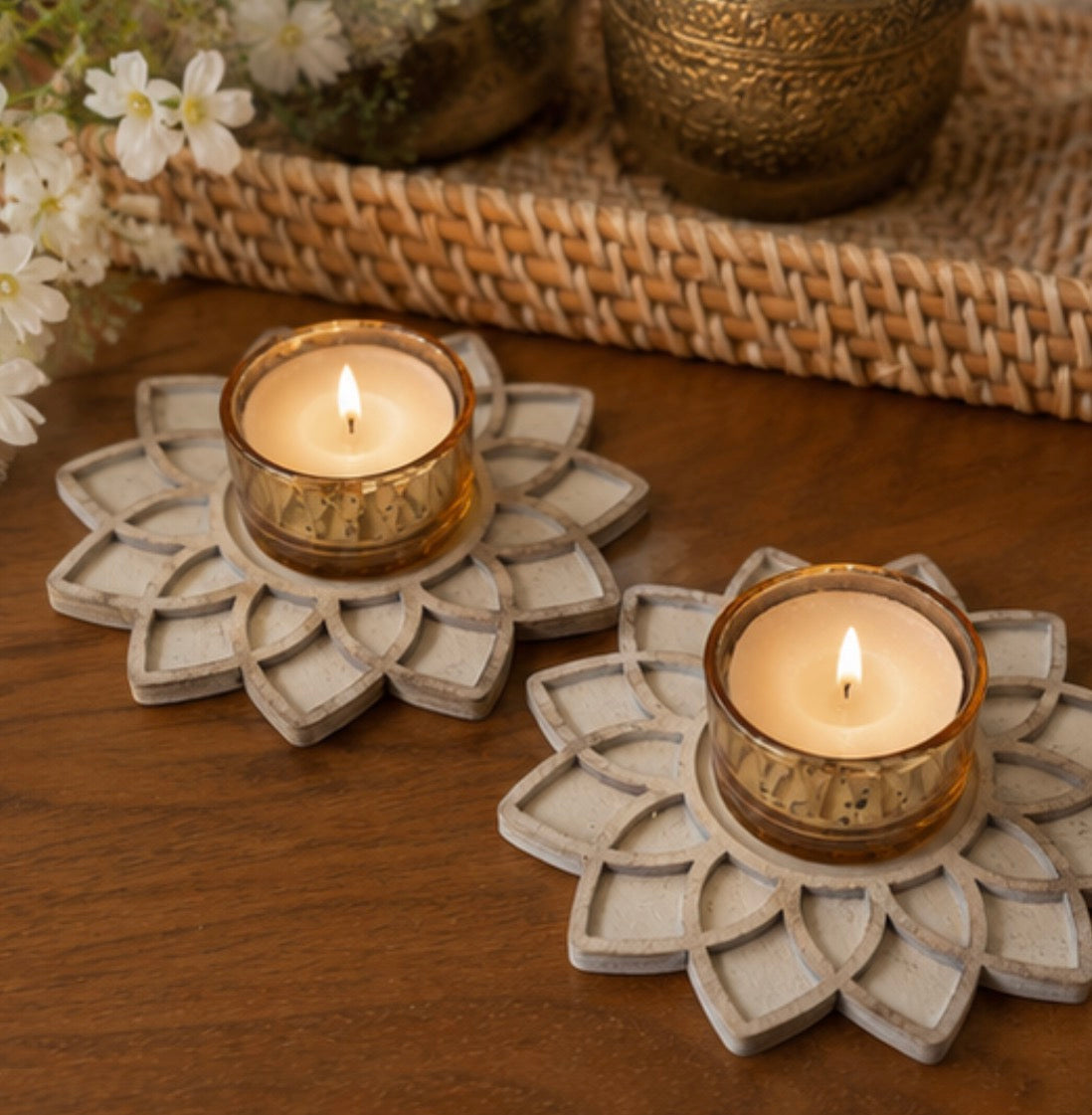 Rangoli Glow Candle Holder