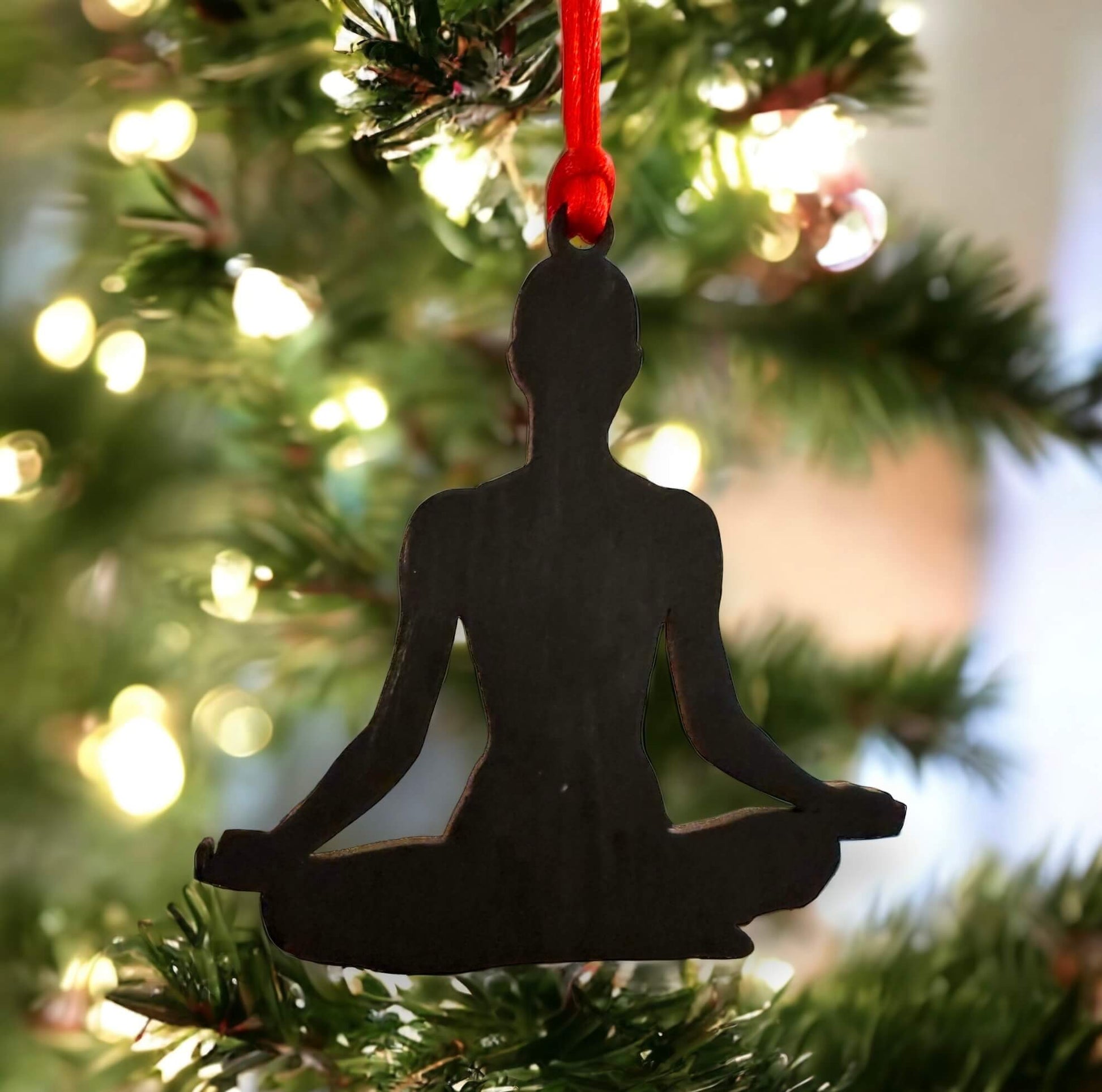 Yoga Meditation Ornament Tinted Heritage